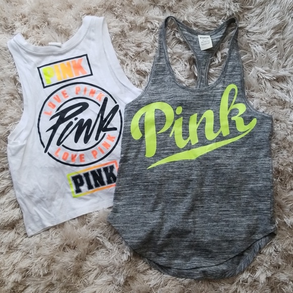 PINK Victoria's Secret Tops - 2 PINK tank tops sz XS